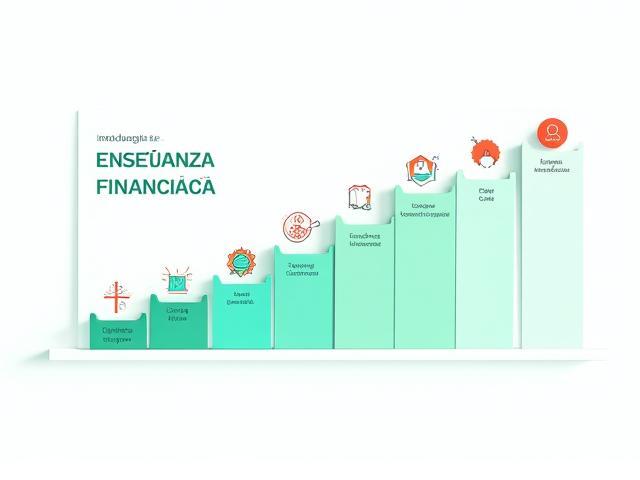 Infografía colorida mostrando la metodología de enseñanza financiera de Capital Capacitación